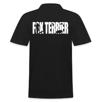 FOX TERRIER Poils rugueux Chien de chasse Chiens de chasse Wilsigns - Polo Homme - noir - Dos - Kai (181cm)