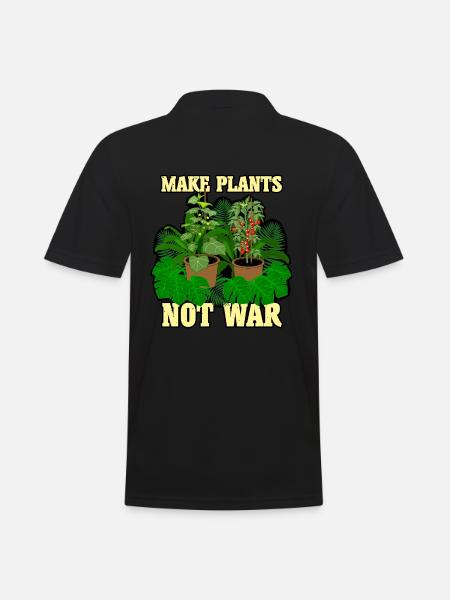Plants Plants - Men's Polo Shirt - black