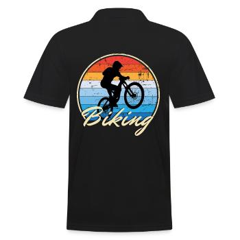Vélo Cyclisme Vélo cadeau de style vintage - Polo Homme - noir - Dos - Kai (181cm)