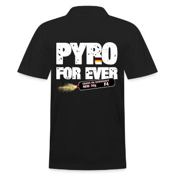 Pyro pour toujours - Polo Homme - noir - Dos - Kai (181cm)