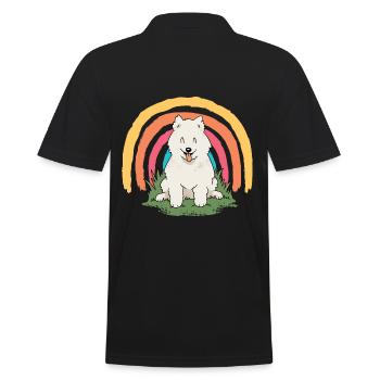 Chow Chow Welpe Welpe Haustier Hundeliebhaber Hund - Männer Poloshirt - Schwarz - Hinten - Kai (181cm)