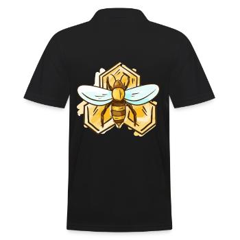 Bees Beekeepers Honey Bees Honey Lovers Honey Lovers - Men's Polo Shirt - black - Back - Kai (181cm)