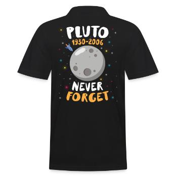 Pluton 1930 2006 - Planet Space Astronomy - Polo Homme - noir - Dos - Kai (181cm)