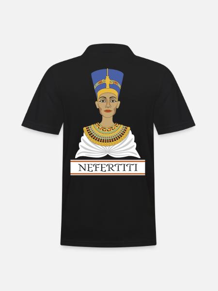 Nefertiti - Men's Polo Shirt - black