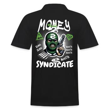 Syndicat de gangsters - Polo Homme - noir - Dos - Kai (181cm)