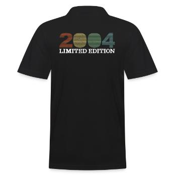 Sweet Sixteen - Retro Vintage 2004 - Polo Homme - noir - Dos - Kai (181cm)