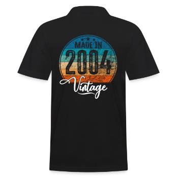 Millésime Fabriqué en 2004 Année de naissance 2004 Anniversaire - Polo Homme - noir - Dos - Kai (181cm)