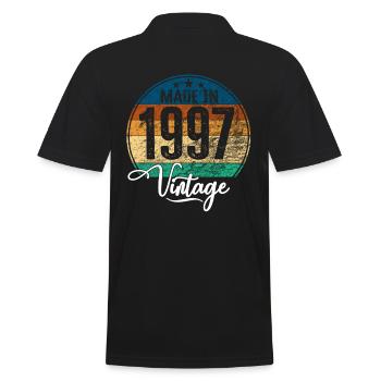 Millésime Fabriqué en 1997 Année de naissance 1997 Anniversaire - Polo Homme - noir - Dos - Kai (181cm)