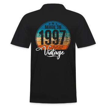 Millésime Fabriqué en 1997 Année de naissance 1997 Anniversaire - Polo Homme - noir - Dos - Kai (181cm)