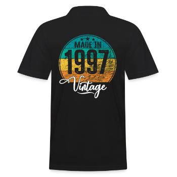 Millésime Fabriqué en 1997 Année de naissance 1997 Anniversaire - Polo Homme - noir - Dos - Kai (181cm)