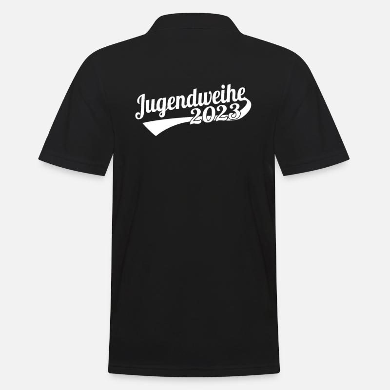 Jugendweihe 2023 - Männer Poloshirt - Schwarz
