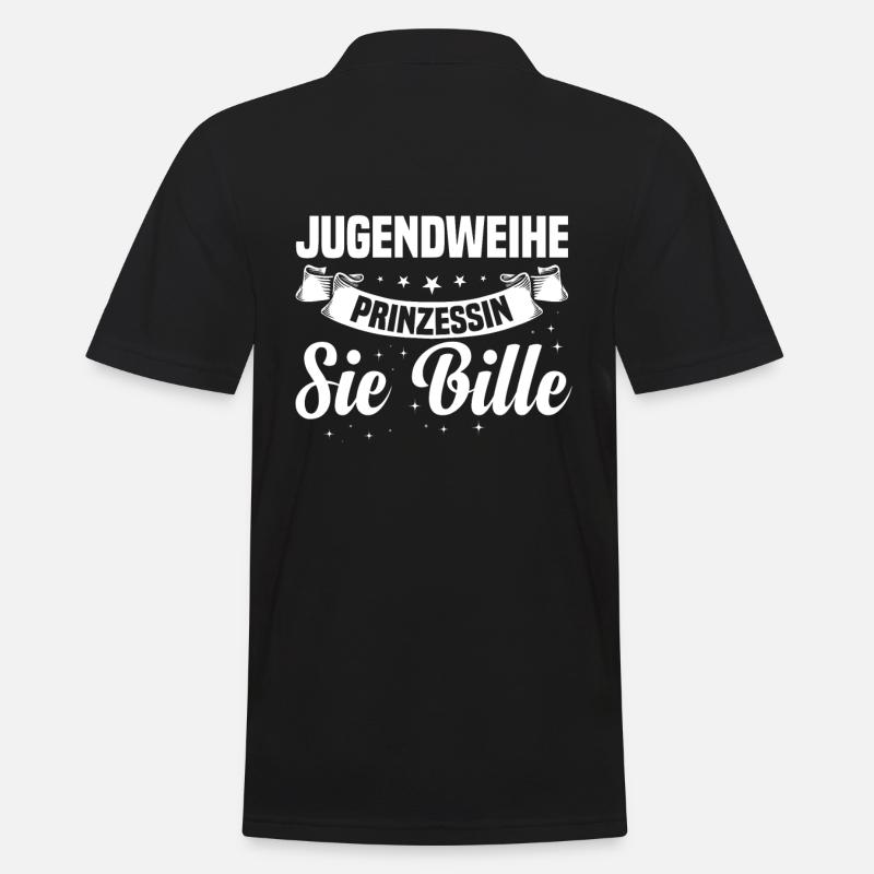 Jugendliche Jugendweihe Feier - Männer Poloshirt - Schwarz
