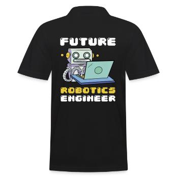 Futur ingénieur en robotique robot portable - Polo Homme - noir - Dos - Kai (181cm)