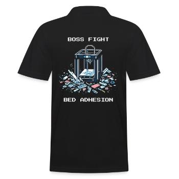 Mastering bed adhesion | 3D Printing Calibration - Men's Polo Shirt - black - Back - Kai (181cm)