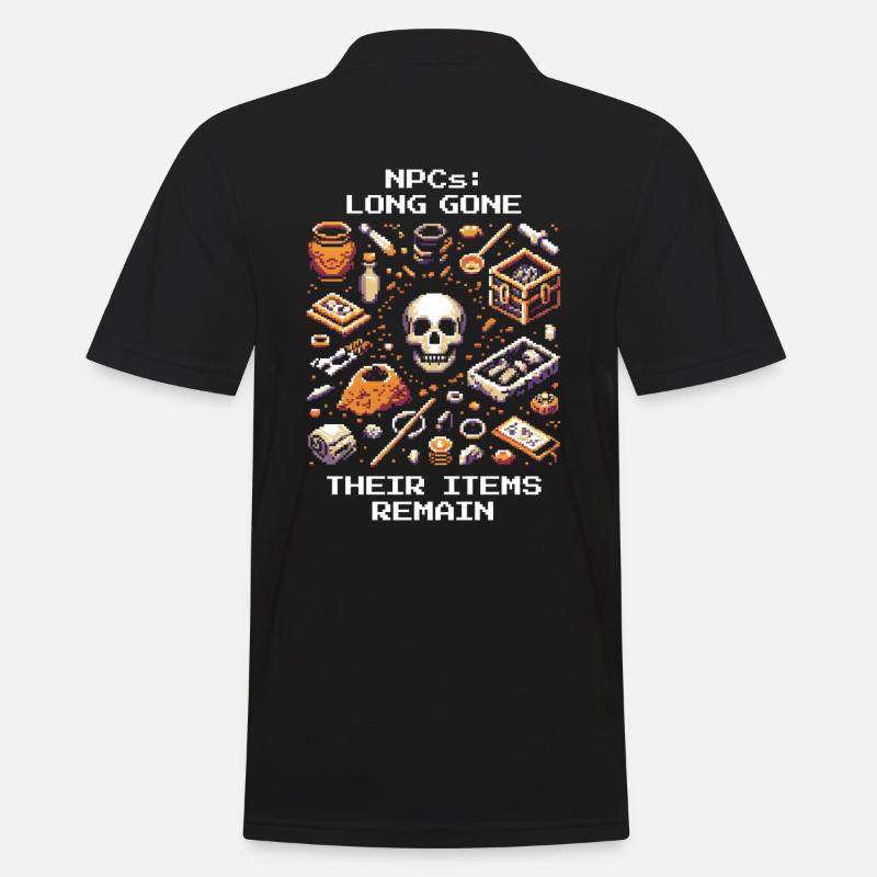 Disappeared Cultures | Archaeology Artifacts - Men's Polo Shirt - black