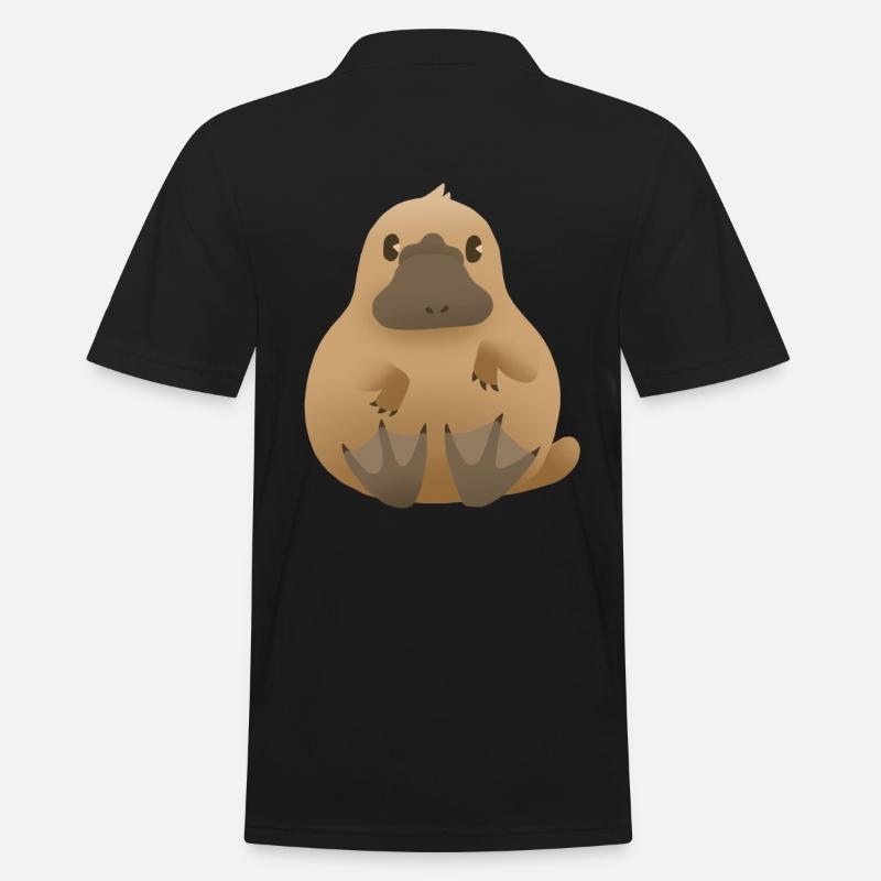Ornithorynque (ornithorynque) - Polo Homme - noir