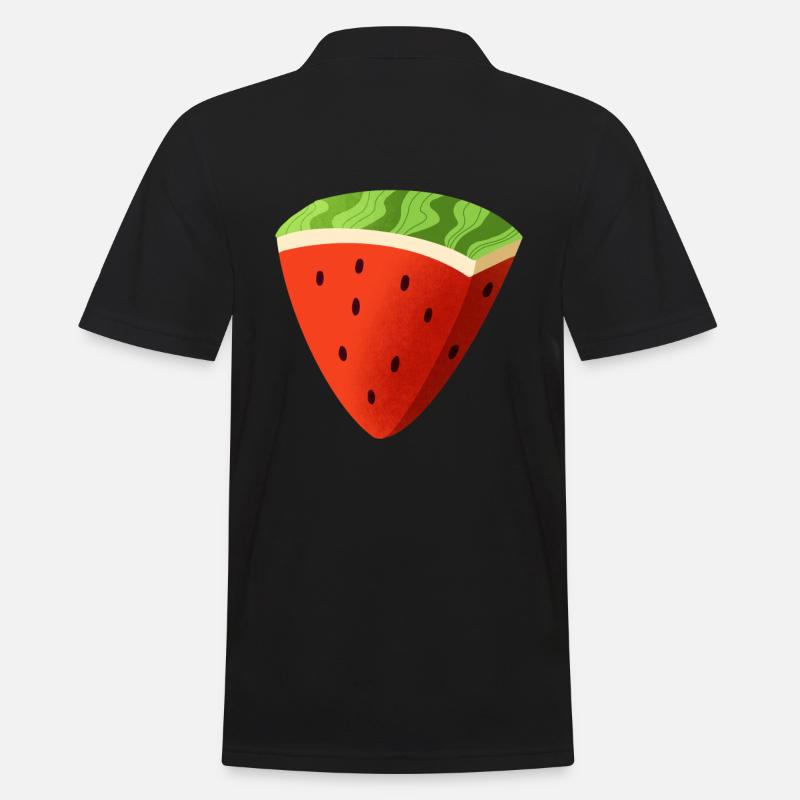 Pastèque - Polo Homme - noir