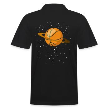 Basketball Planet Cadeau - Polo Homme - noir - Dos - Kai (181cm)