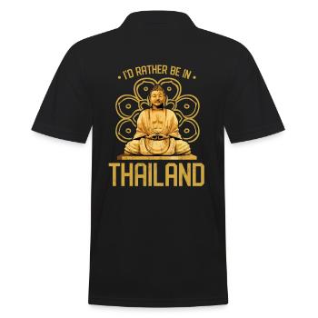 Thaïlande - Polo Homme - noir - Dos - Kai (181cm)