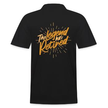 Pension de retraite - Polo Homme - noir - Dos - Kai (181cm)