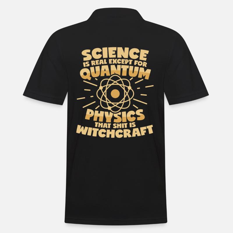 Quantenphysik - Männer Poloshirt - Schwarz