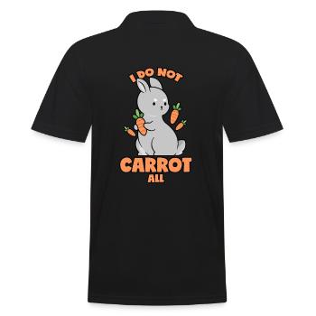 Jeu de mots de carotte drôle lapin carotte carotte - Polo Homme - noir - Dos - Kai (181cm)
