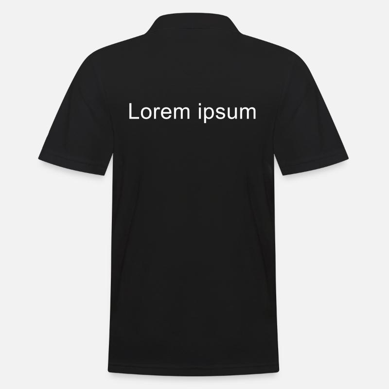 Lorem ipsum - Polo Homme - noir
