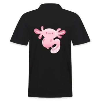 axolotl - Polo Homme - noir - Dos - Kai (181cm)