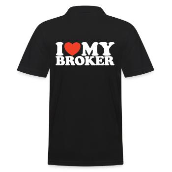 J’aime ma chemise Broker Heart - Polo Homme - noir - Dos - Kai (181cm)