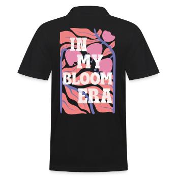 In My Bloom Era – Expression faute de frappe rétro sur les fleurs - Polo Homme - noir - Dos - Kai (181cm)