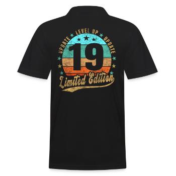 Mise à jour Level Up 19 Years Limited Edition Retro - Polo Homme - noir - Dos - Kai (181cm)
