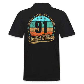 Mise à jour Level Up 91 Years Limited Edition Retro - Polo Homme - noir - Dos - Kai (181cm)
