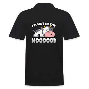 La vache est fatiguée et pas d’humeur - Polo Homme - noir - Dos - Kai (181cm)