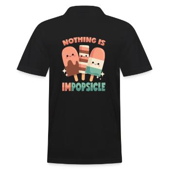 Popsicles: Rien n’est impossible! - Polo Homme - noir - Dos - Kai (181cm)