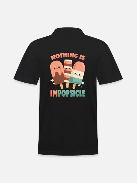 Popsicles: Nothing is impossible! - Men's Polo Shirt - black