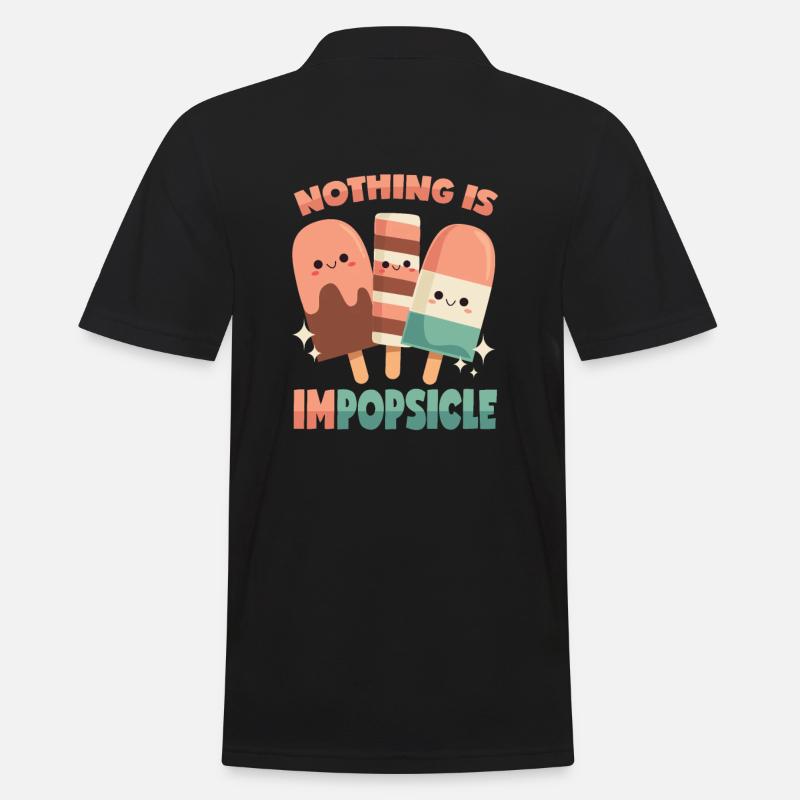 Popsicles: Nothing is impossible! - Men's Polo Shirt - black
