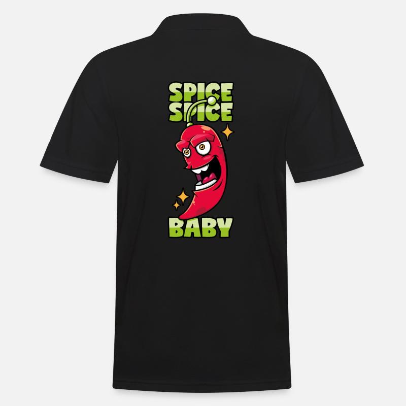 Chili: Spice Spice Baby - Polo Homme - noir