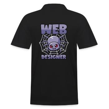 Spider: Concepteur Web - Polo Homme - noir - Dos - Kai (181cm)