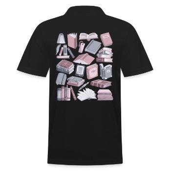 Livres - Polo Homme - noir - Dos - Kai (181cm)