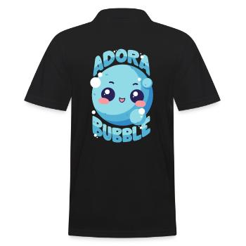 Bulle de savon - Adora Bubble - Jeu de mots - Polo Homme - noir - Dos - Kai (181cm)