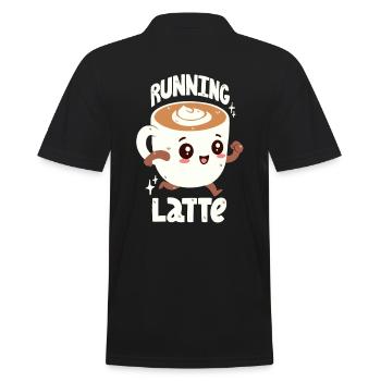 Le Caffè Latte est en retard - Polo Homme - noir - Dos - Kai (181cm)