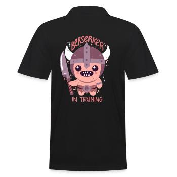 Berserker en formation - Polo Homme - noir - Dos - Kai (181cm)