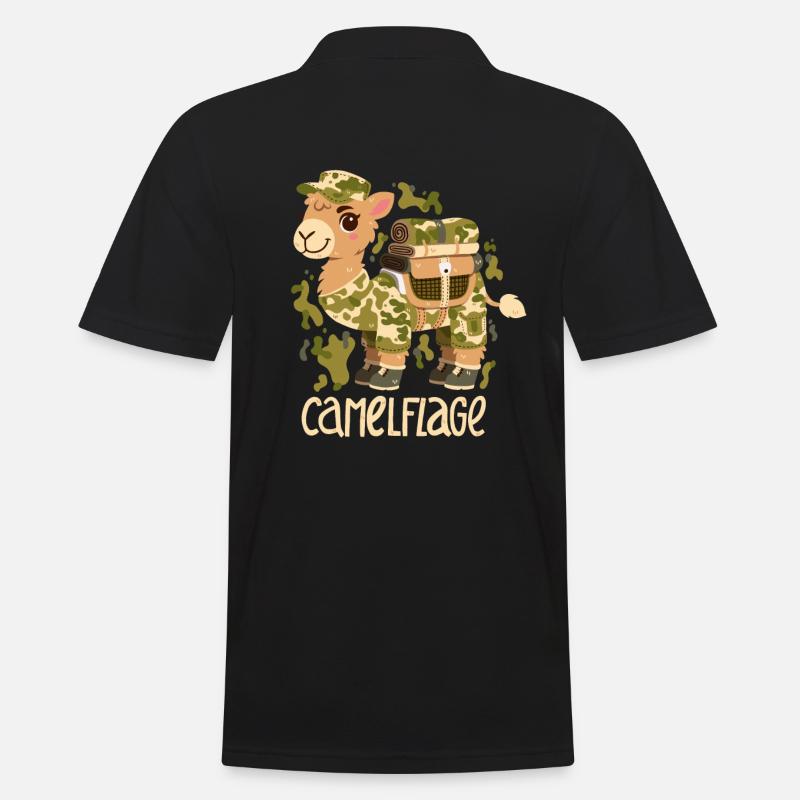 Camelflage - Polo Homme - noir