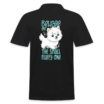 Petit terrier blanc duveteux des West Highlands - Polo Homme - noir - Dos - Kai (181cm)
