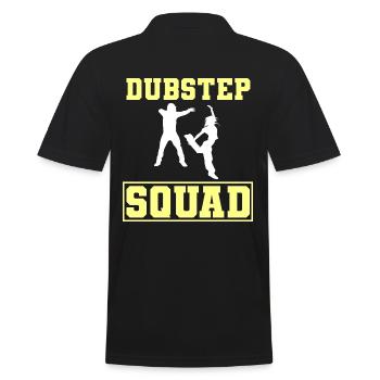 Dubstep-Liebhaber Tanz-Entertainer - Männer Poloshirt - Schwarz - Hinten - Kai (181cm)