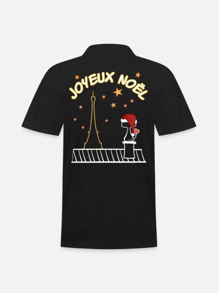 Joyeux Noël - Polo Homme - noir