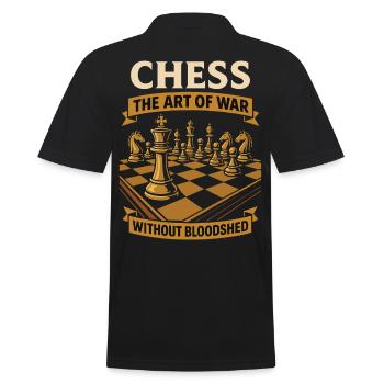 Échecs L’art de la guerre sans effusion de sang - Polo Homme - noir - Dos - Kai (181cm)