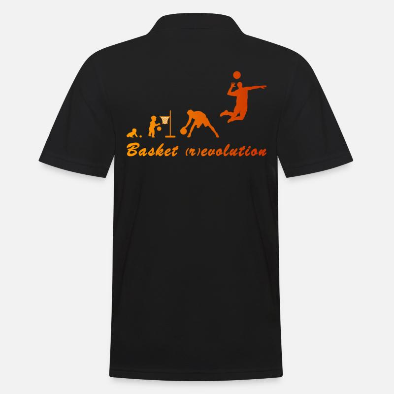 Basket (r) evolution - Men's Polo Shirt - black