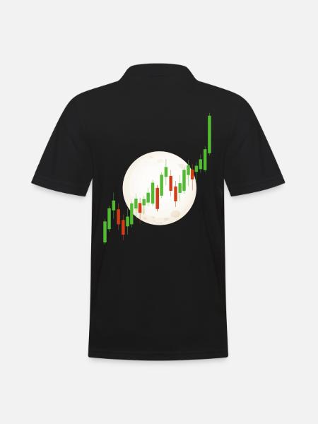 Blockchain Crypto Trading Currency Exchange - Men's Polo Shirt - black