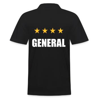 ★ Couleurs de conception modifiables ★ Général (4 étoiles) - Polo Homme - noir - Dos - Kai (181cm)